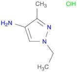 1-Ethyl-3-methyl-1h-pyrazol-4-ylamine HCl