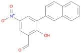 2-Hydroxy-3-(naphthalen-2-yl)-5-nitrobenzaldehyde