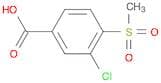 Benzoic acid, 3-chloro-4-(methylsulfonyl)-