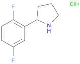 2-(2,5-Difluorophenyl)pyrrolidine hydrochloride