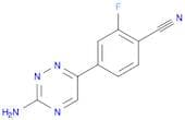 Benzonitrile, 4-(3-amino-1,2,4-triazin-6-yl)-2-fluoro-