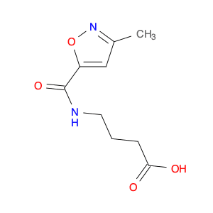 Butanoic acid, 4-[[(3-methyl-5-isoxazolyl)carbonyl]amino]-