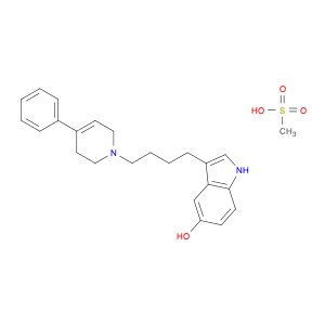 1H-Indol-5-ol, 3-[4-(3,6-dihydro-4-phenyl-1(2H)-pyridinyl)butyl]-, methanesulfonate (1:1)