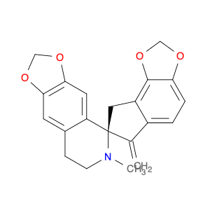 Spiro[1,3-dioxolo[4,5-g]isoquinoline-5(6H),7'-[7H]indeno[4,5-d][1,3]dioxole], 6',7,8,8'-tetrahydro…