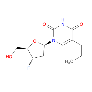 Uridine, 2',3'-dideoxy-3'-fluoro-5-propyl- (9CI)