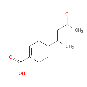 1-Cyclohexene-1-carboxylic acid, 4-(1-methyl-3-oxobutyl)- (9CI)