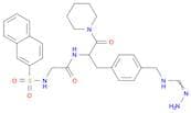 Acetamide, N-[1-[[4-[[(aminoiminomethyl)amino]methyl]phenyl]methyl]-2-oxo-2-(1-piperidinyl)ethyl]-…