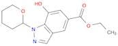 1H-Indazole-5-carboxylic acid, 7-hydroxy-1-(tetrahydro-2H-pyran-2-yl)-, ethyl ester