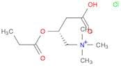 (2R)-3-carboxy-N,N,N-trimethyl-2-(1-oxopropoxy)-1-propanaminium chloride