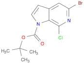 tert-Butyl 5-bromo-7-chloro-1h-pyrrolo-[2,3-c]pyridine-1-carboxylate