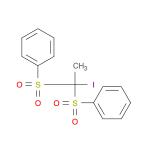 Benzene, 1,1'-[(1-iodoethylidene)bis(sulfonyl)]bis-
