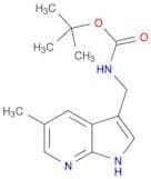 tert-Butyl (5-methyl-1H-pyrrolo[2,3-b]pyridin-3-yl)methylcarbamate