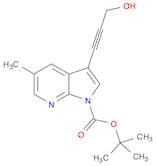 tert-Butyl 3-(3-hydroxyprop-1-ynyl)-5-methyl-1h-pyrrolo[2,3-b]pyridine-1-carboxylate