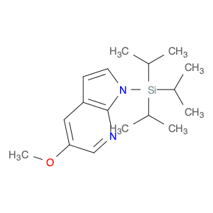 1H-Pyrrolo[2,3-b]pyridine, 5-methoxy-1-[tris(1-methylethyl)silyl]-