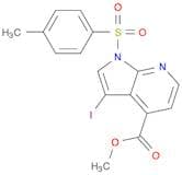 Methyl 3-iodo-1-tosyl-1H-pyrrolo[2,3-b]pyridine-4-carboxylate