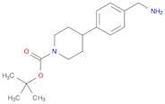 1-Piperidinecarboxylic acid, 4-[4-(aminomethyl)phenyl]-, 1,1-dimethylethyl ester