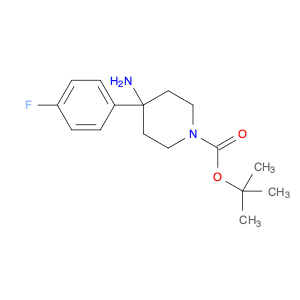 tert-Butyl 4-amino-4-(4-fluorophenyl)piperidine-1-carboxylate