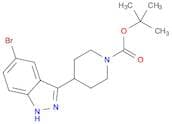 1-Piperidinecarboxylic acid, 4-(5-bromo-1H-indazol-3-yl)-, 1,1-dimethylethyl ester