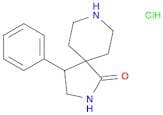 2,8-Diazaspiro[4.5]decan-1-one, 4-phenyl-, hydrochloride (1:1)