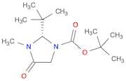1-Imidazolidinecarboxylic acid, 2-(1,1-dimethylethyl)-3-methyl-4-oxo-, 1,1-dimethylethyl ester, (2…