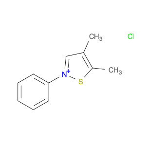Isothiazolium, 4,5-dimethyl-2-phenyl-, chloride (1:1)