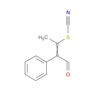 Thiocyanic acid, 1-methyl-3-oxo-2-phenyl-1-propen-1-yl ester