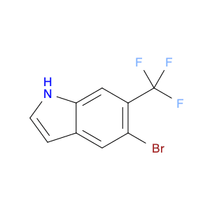 1H-Indole, 5-bromo-6-(trifluoromethyl)-