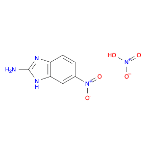 1H-Benzimidazol-2-amine, 6-nitro-, nitrate (1:1)