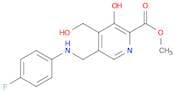 Methyl 5-(((4-fluorophenyl)amino)methyl)-3-hydroxy-4-(hydroxymethyl)picolinate