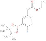 2-Fluoro-5-(ethoxycarbonylmethyl)phenylboronic acid, pinacol ester