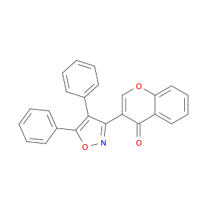 4H-1-Benzopyran-4-one, 3-(4,5-diphenyl-3-isoxazolyl)-