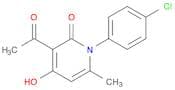 2(1H)-Pyridinone, 3-acetyl-1-(4-chlorophenyl)-4-hydroxy-6-methyl-