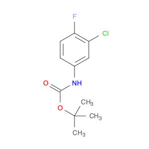 Carbamic acid, N-(3-chloro-4-fluorophenyl)-, 1,1-dimethylethyl ester