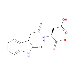 L-Aspartic acid, N-[2-(2,3-dihydro-2-oxo-1H-indol-3-yl)acetyl]-