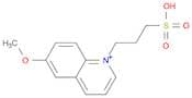 Quinolinium, 6-methoxy-1-(3-sulfopropyl)-