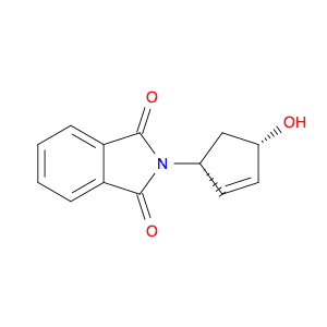 1H-Isoindole-1,3(2H)-dione, 2-[(1R,4S)-4-hydroxy-2-cyclopenten-1-yl]-