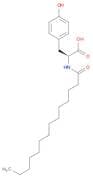 L-Tyrosine, N-(1-oxotetradecyl)-