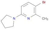 3-Bromo-2-methyl-6-(pyrrolidin-1-yl)pyridine