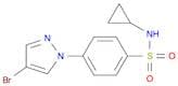N-Cyclopropyl 4-(4-bromopyrazol-1-yl)benzenesulfonamide