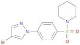 1-(4-(4-Bromopyrazol-1-yl)phenylsulfonyl)piperidine