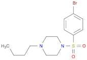 1-(4-Bromophenylsulfonyl)-4-butylpiperazine