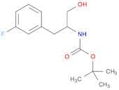 tert-butyl N-[1-(3-fluorophenyl)-3-hydroxypropan-2-yl]carbamate