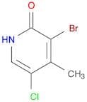 3-Bromo-5-chloro-2-hydroxy-4-picoline