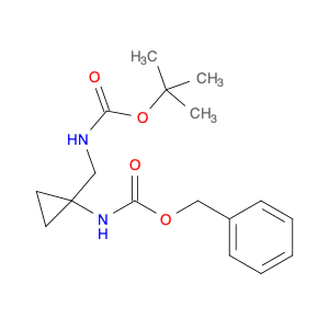 Benzyl n-[1-(([(tert-butoxy)carbonyl]amino)methyl)cyclopropyl]carbamate