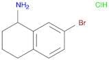 1-Naphthalenamine, 7-bromo-1,2,3,4-tetrahydro-, hydrochloride (1:1)