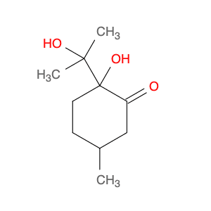 Cyclohexanone, 2-hydroxy-2-(1-hydroxy-1-methylethyl)-5-methyl-