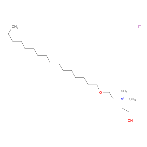 Ethanaminium, N-[2-(hexadecyloxy)ethyl]-2-hydroxy-N,N-dimethyl-, iodide (1:1)