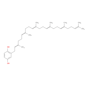 1,4-Benzenediol, 2-(3,7,11,15,19,23-hexamethyl-2,6,10,14,18,22-tetracosahexaen-1-yl)-