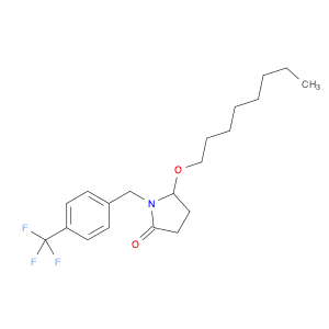 2-Pyrrolidinone, 5-(octyloxy)-1-[[4-(trifluoromethyl)phenyl]methyl]-