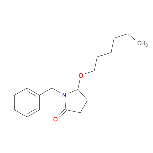 2-Pyrrolidinone, 5-(hexyloxy)-1-(phenylmethyl)-